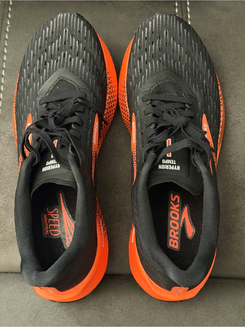 Brooks Hyperion Tempo 2022 Women’s Running Shoes Size 7.5 NWOB Black Orange - Picture 6 of 9